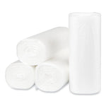 High-Density Commercial Can Liners, 16 gal, 8 mic, 24" x 33", Natural, 50 Bags/Roll, 20 Interleaved Rolls/Carton