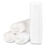 High-Density Commercial Can Liners, 33 gal, 13 mic, 33" x 40", Clear, 25 Bags/Roll, 20 Interleaved Rolls/Carton