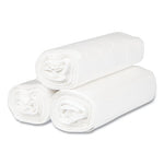 High-Density Commercial Can Liners, 33 gal, 13 mic, 33" x 40", Clear, 25 Bags/Roll, 20 Interleaved Rolls/Carton