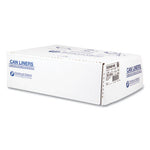 High-Density Commercial Can Liners, 33 gal, 16 mic, 33" x 40", Black, 25 Bags/Roll, 10 Interleaved Rolls/Carton