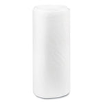 High-Density Commercial Can Liners, 60 gal, 22 mic, 38" x 60", Clear, 25 Bags/Roll, 6 Interleaved Rolls/Carton