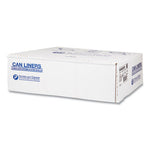 High-Density Commercial Can Liners, 45 gal, 22 mic, 40" x 48", Black, 25 Bags/Roll, 6 Interleaved Rolls/Carton