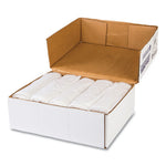 Low-Density Commercial Can Liners, Coreless Interleaved Roll, 60 gal, 1.15mil, 38" x 58", Clear, 20 Bags/Roll, 5 Rolls/Carton