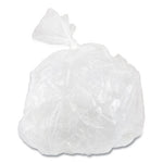 Low-Density Commercial Can Liners, Coreless Interleaved Roll, 60 gal, 1.15mil, 38" x 58", Clear, 20 Bags/Roll, 5 Rolls/Carton