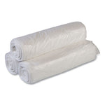 High-Density Commercial Can Liners Value Pack, 16 gal, 7 mic, 24" x 31", Clear, 50 Bags/Roll, 20 Interleaved Rolls/Carton