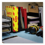 UltraDuty Safety Data Sheet Binder Bundle, 3 Rings, 3" Capacity, 11 x 8.5, Yellow/Red