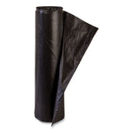 High-Density Commercial Can Liners, 16 gal, 6 mic, 24" x 33", Black, 50 Bags/Roll, 20 Perforated Rolls/Carton