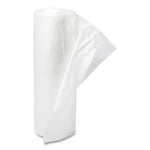 High-Density Commercial Can Liners, 30 gal, 13 mic, 30" x 37", Clear, 25 Bags/Roll, 20 Interleaved Rolls/Carton