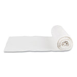 Low-Density Commercial Can Liners, Coreless Perforated Roll, 10 gal, 0.35mil, 24" x 24", Clear, 50 Bags/Roll, 20 Rolls/Carton