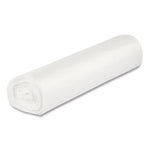 Low-Density Commercial Can Liners, Coreless Interleaved Roll, 16 gal, 0.5mil, 24" x 32", White, 50 Bags/Roll, 10 Rolls/Carton