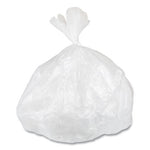 Low-Density Commercial Can Liners, Coreless Interleaved Roll, 16 gal, 0.5mil, 24" x 32", White, 50 Bags/Roll, 10 Rolls/Carton