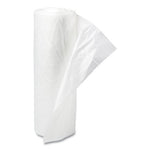 Low-Density Commercial Can Liners, Coreless Perforated Roll, 16 gal, 0.35mil, 24" x 33", Clear, 50 Bags/Roll, 20 Rolls/Carton