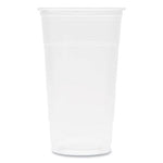 PET Plastic Cups, 32 oz, Clear, 300/Carton