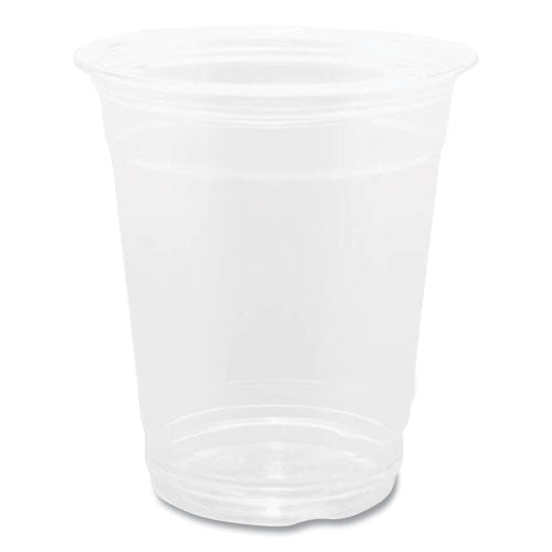 PET Plastic Cups, 92 mm Rim Diameter, 12 oz, Clear, 1,000/Carton