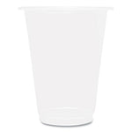 PET Plastic Cups, 7 oz, Clear, 1,000/Carton