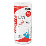 L30 Towels, 11 x 10.4, White, 70 Sheets/Roll