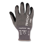 ProFlex 7043 ANSI A4 Nitrile Coated CR Gloves, Gray, Large, 12 Pairs, Ships in 1-3 Business Days