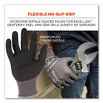 ProFlex 7043 ANSI A4 Nitrile Coated CR Gloves, Gray, Large, 12 Pairs, Ships in 1-3 Business Days