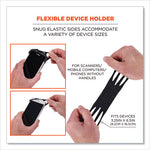 Squids 5547 Scanner Wrist Mount Holder, 4 x 5 x 0.5, Plastic, Black, Ships in 1-3 Business Days