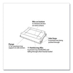 F1 Shallow Trays for Gratnells Storage Frames and Trolleys, 1 Section, 1.85 gal, 12.28" x 16.81" x 3.25", Royal Blue, 8/Pack