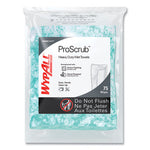 Power Clean ProScrub Pre-Saturated Wipes, 12 x 9.5, Citrus Scent, Green, 75/Pack, 6 Packs/Carton