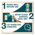 Disinfectant Spray, Fresh Scent, 17.5 oz Aerosol Spray, 8/Carton