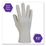 STERLING Nitrile Exam Gloves, Powder-free, Gray, 242 mm Length, Small, 200/Box