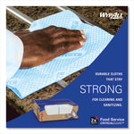 Heavy-Duty Foodservice Cloths, 12.5 x 23.5, Blue, 100/Carton