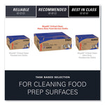 Heavy-Duty Foodservice Cloths, 12.5 x 23.5, Blue, 100/Carton