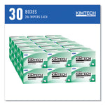 Kimwipes Delicate Task Wipers, 1-Ply, 4.4 x 8.4, Unscented, White, 280/Box, 30 Boxes/Carton