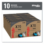 X70 Cloths, POP-UP Box, 9.13 x 16.8, White, 100/Box, 10 Boxes/Carton