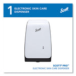 Electronic Skin Care Dispenser, 1,200 mL, 7.3 x 4 x 11.7, White