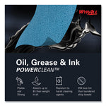 Power Clean Oil, Grease and Ink Cloths, POP-UP Box, 8.8 x 16.8, Blue, 100/Box, 5/Carton