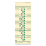 Time Clock Cards, Replacement for 10-800292, One Side, 3.5 x 9, 500/Box