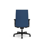 Ignition 2.0 Upholstered Mid-Back Task Chair, Up to 300 lbs, 17 to 21.5 Seat Height, Elysian Seat and Back, Black Base