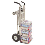 3-in-1 Convertible Hand Truck, 800 lb to 1,000 lb Capacity, 21.06 x 21.85 x 48.03, Aluminum