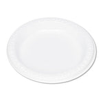 Plastic Dinnerware, Plates, 6" dia, White, 125/Pack