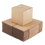 Cubed Fixed-Depth Corrugated Shipping Boxes, Regular Slotted Container (RSC), Large, 10" x 10" x 10", Brown Kraft, 25/Bundle