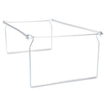 Screw-Together Hanging Folder Frame, Legal Size, 23" to 26.77" Long, Silver, 6/Box