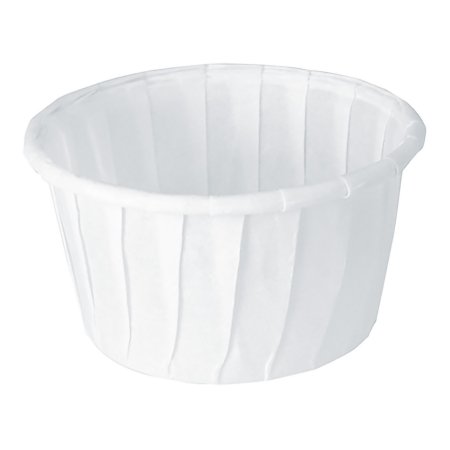 Souffle Cup Solo® 1.25 oz. White Paper Disposable