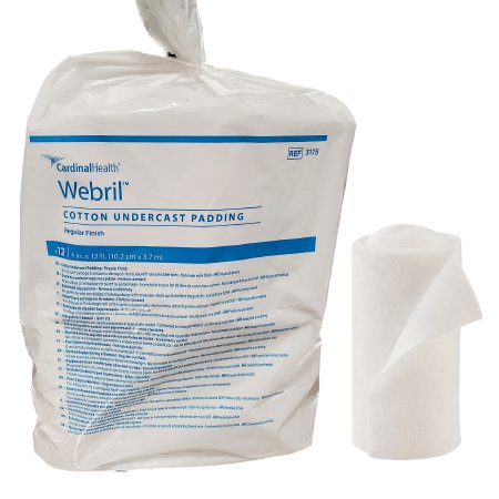 Cast Padding Undercast Webril™ 4 Inch X 4 Yard Cotton NonSterile