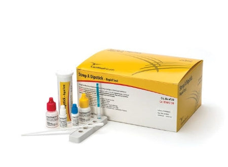 Respiratory Test Kit Cardinal Health™ Strep A Test 50 Tests CLIA Waived