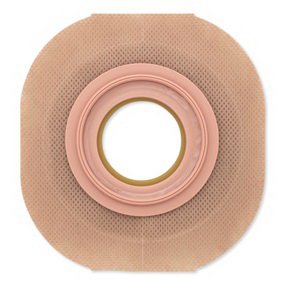 Ostomy Barrier New Image™ FlexTend™ Precut, Extended Wear Without Tape 57 mm Flange Red Code System 1-1/8 Inch Opening