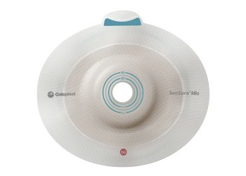 Ostomy Barrier SenSura® Mio Flex Precut, Extended Wear Elastic Adhesive 50 mm Flange Red Code System 25 mm Opening