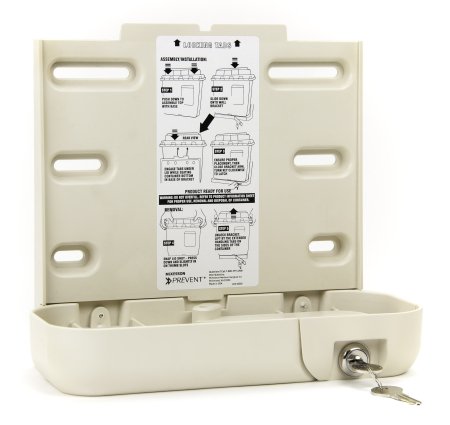 Sharps Container Bracket McKesson Prevent® Plastic Wall Mount Locking