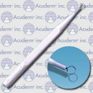 Dermal Curette Acu-Dispo-Curette® 5 Inch Length Flat Handle 4 mm Tip Loop Tip