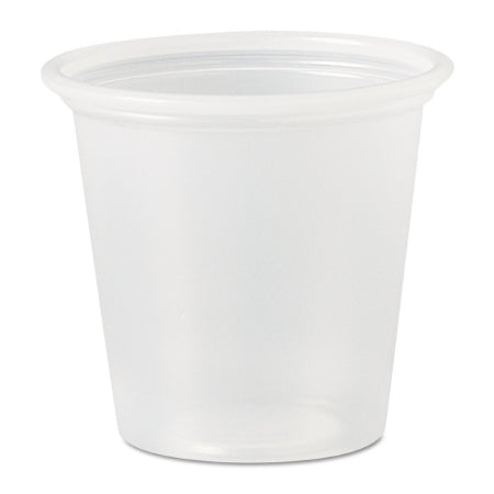 Souffle Cup Solo® 1.25 oz. Clear Plastic Disposable
