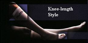 Anti-embolism Stocking Lifespan® Knee High Medium / Regular White Inspection Toe