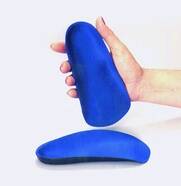 FREEDOM® Accommodator™ Plantar Fasciitis Insole 3/4 Length Size 6 Foam / Nylon / Plastic Blue Male 11 to 12