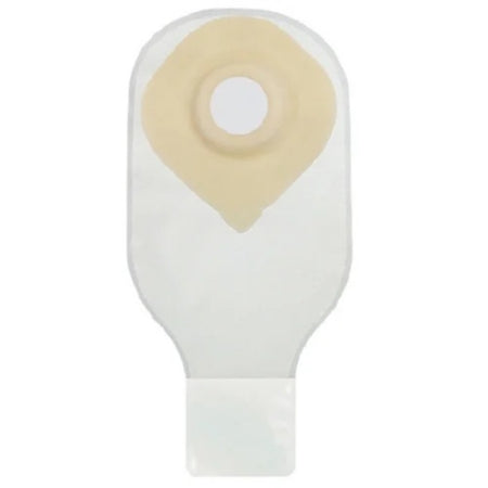 Ostomy Pouch Securi-T USA One-Piece System 12 Inch Length Drainable Convex, Pre-Cut